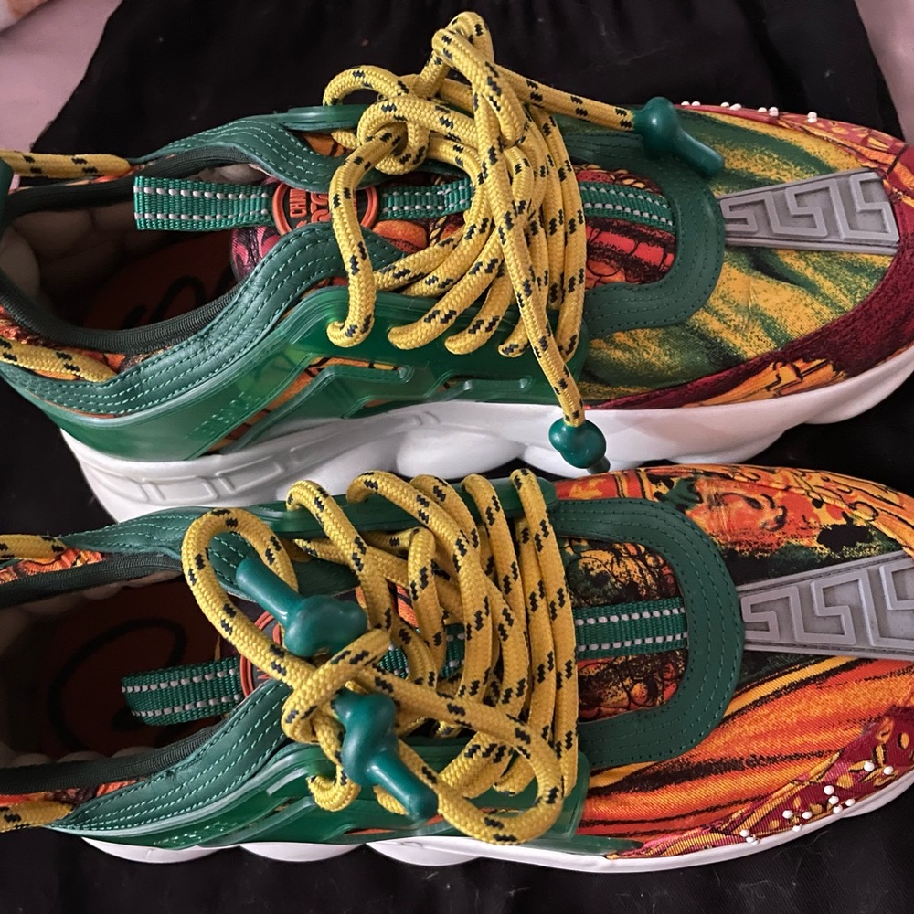 Versace Chain Reaction Green Hawaiian